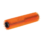 Orange double-height bristle brush for grooved Élégance boards