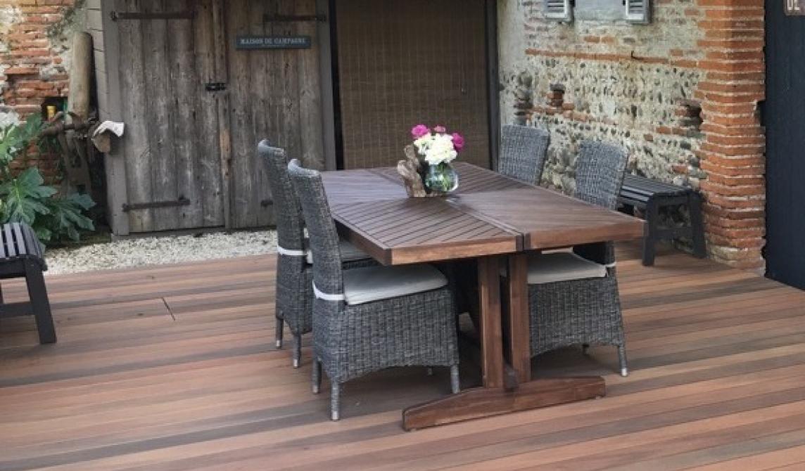 Petite terrasse Nuances Ipé d'un particulier