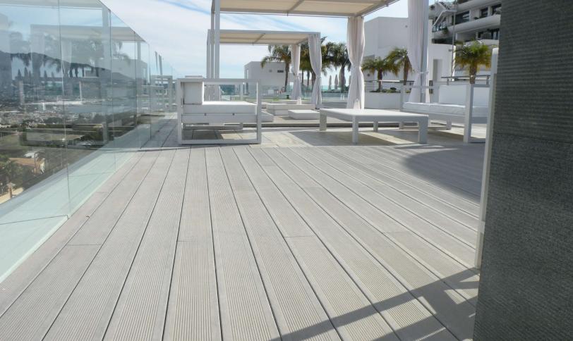 Grooved Iroise Grey 138 mm