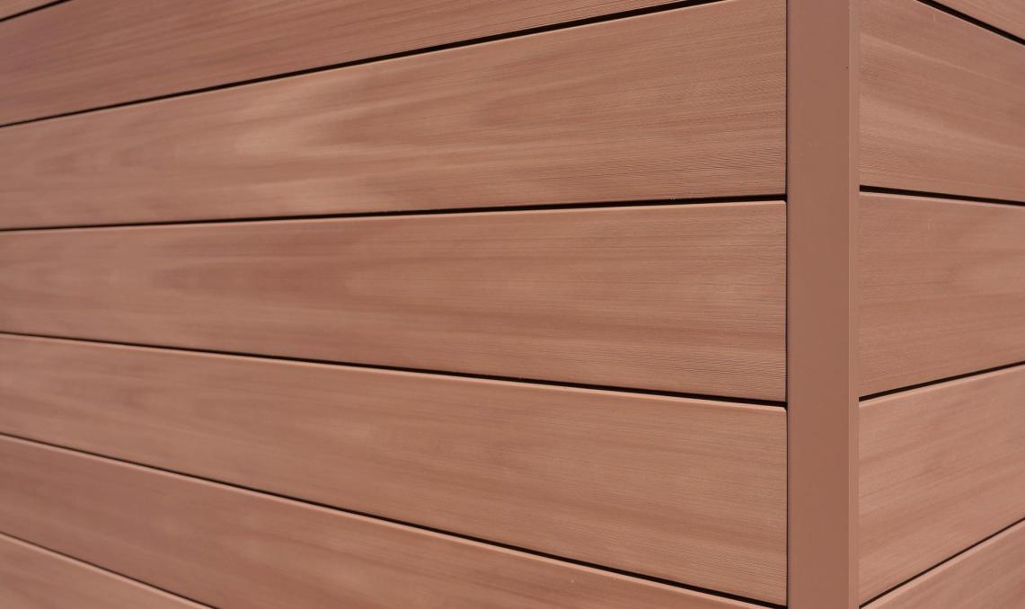 Details of the Atmosphère 175 Sun Brown Cladding by Silvadec